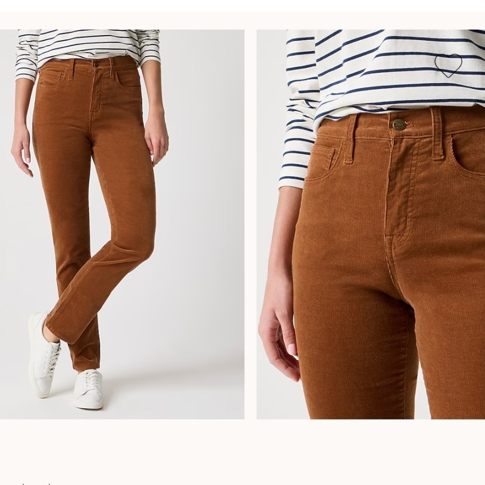 J. Crew Corduroy essential straight pant